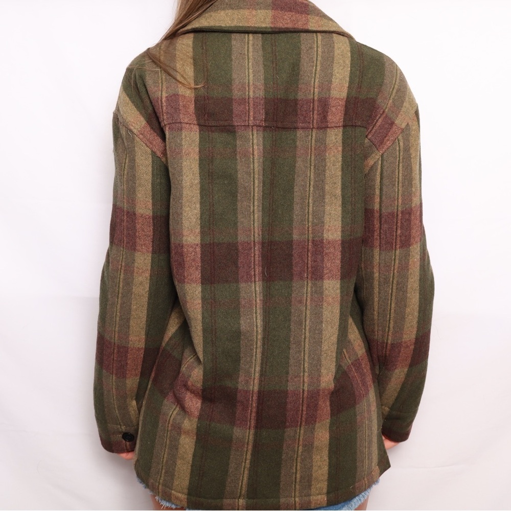 Bagatelle Plaid Button-Up Women's Jacket - Picture 2 of 3